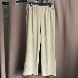 Alfred Dunner Classic Fit Proportioned Short Stretch Khaki Pants 16